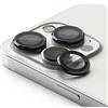 Ringke Camera Lens Frame Glass Compatibile con iPhone 14 Pro Max (6.7'') e iPhone 14 Pro (6.1''), Protezione Fotocamera Lenti Cover in Vetro Temperato, Telaio Alluminio - Black Nero