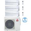 Mitsubishi Climatizzatore Condizionatore Mitsubishi Kirigamine Style Wifi R32 Bianco Perla Trial Split Inverter 9000 + 9000 + 12000 BTU con U.E. MXZ-4F72VF NOVITÁ Classe A++/A+