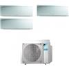 Daikin FTXJ20AW FTXJ25AW FTXJ35AW 3MXM52A Climatizzatore Trial Split Parete Emura3 White/Bianco BTU 7+9+12 R-32 WIFI