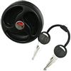 pro-Styling design for perfection Tappo per serbatoio di acqua potabile, per roulotte, camper, auto, nero, 3 maniglie,