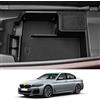 CDEFG Compatibile con BMW serie 5 G30 G31 G38 Facelift 2020-2022, Vano Portaoggetti da Bracciolo Scatola di Controllo Centrale Scatola di Immagazzinaggio Organizer per G30 G31 G38 Accessori (Nero)