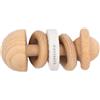 Bamboom Sonaglio In Legno E Silicone Bamboom Bianco