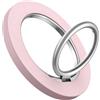 Lamicall Anello Cellulare Magnetico, Impugnatura Supporto per MagSafe - 360 ° Rotazione, con Anello-Metallo, Portacellulare Staccabile per iPhone 17 16 15 14 Pro Max Plus Mini, Telefono Android - Rosa