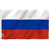 ANLEY Fly Breeze 3x5 Piedi Bandiera Russia - Colore Vivido e Resistente Ai Raggi UV - Testata In Tela E Doppie Cuciture - Bandiera Nazionale Federazione Russa Poliestere Anelli Ottone 3 X 5 Piedi