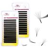 FADVAN 2 scatole Extension ciglia 0.05 mm Extension ciglia volume russo Auto smerlato Arricciatura naturale professionale (0,05D-MIX8-14+ 0,05C-Mix8-14)