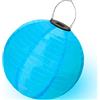 Ceboic Lanterne Cinese, Lanterne da Esterno LED Lanterna Solare in Nylon Impermeabile da Appendere all'aperto, Catena Luminosa Solare Per Giardino Patio Cortile Decorative Matrimonio(Blu)
