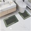 YeahBoom Tappetino Super Assorbente,50x60 cm Indoor Floor & Door Mat,Tappeto in Microfibra,tappeto bagno antiscivolo lavabile,Tappetino Da Cucina Antiscivolo Con Fondo in Gomma,Utilizzabile in Bagno,Cucina
