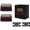 AUDOC Lamina di ricambio per rasoio professionale serie 5 stelle Finale,compatibile con lamina per rasoio wahl 7031-100,7043-100 testine di ricambio,rosso 2 confezione