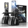 TUINCYN Lampadine H7 LED 16000LM 80W, TUINCYN +400% di Luminosità LED Lampade per Fari Abbaglianti o Anabbaglianti Conversione Kit 1:1 6000K Bianca Forte Della Lampadina Sostituzione per Alogena, 2 PZ