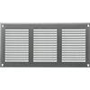 LIRAST 300x150mm Griglie D'Aerazione/Ventilazione in Metallo Zincato - Griglia D'aria con Rete Anti Insetti