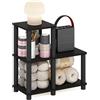 Furinno Turn-N-Tube Scaffali senza Attrezzi, HOLZ, Espresso/nero, taglia unica