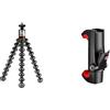 JOBY GorillaPod 325, Mini Treppiede Flessibile con Testa a Sfera Integrata per Fotocamere Compatte e 360°, Portata Max 325 g, JB01505-BWW & Manfrotto MCPIXI - Attacco Universale per Smartphone