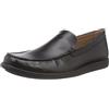 Clarks Ferius Creek, Mocassino Uomo, Nero (Nero Black Leather), 43 EU