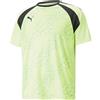 PUMA Teamliga Graphic Jersey, Maglietta da Calcio Uomo, Nero-Grigio Ombra, S