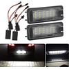 LEDFEWAG 2 pezzi LED Luci targa per auto Lampada targa Compatibile per Golf 5 6 7 MK5 GTI MK6 MK7 ecc