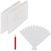 Relaxdays Set da 300 Etichette per Piante, Targhette Identificative per Aiuole e Piantine, L: 13 cm, Plastica, Bianco