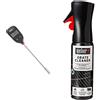 Weber 6750 termometro Tascabile a Lettura istantanea, Nero, 3.2 x 10.8 x 5.0 cm & 17875 detergente per Griglie, Nero