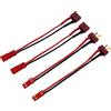 Nuofany 2 paia di connettori a T a JST maschio femmina con 20 AWG 10 cm cavo in silicone adattatore per RC FPV ESC regolatore di velocità Lipo carica