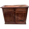 Mar.c.a. Design - Credenza Soggiorno in Legno di Pioppo, Stile Classico Arte Povera Elegante e Funzionale, Mobile Made in Italy