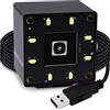 G Telecamera USB 4K Ultra HD USB con microfono, videosorveglianza diurna notturna, webcam USB con LED bianchi, webcam 4K USB 2160P, fotocamera 4K per Windows, Android, Linux, Raspberry Pi