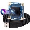 G Webcamera_Modulo fotocamera USB 8 MP, modulo per webcam con obiettivo a 75 gradi, modulo webcam USB 2448p con sensore di immagine IMX179, modulo compatto per Windows, Raspberry Pi