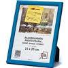 3-B Cornice per foto ULM 15x20 cm - azzurro - Portafoto in legno con vetro acrilico