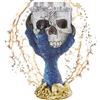 mtb more energy Calice Claw of The Azur Dragon - Teschio nel Drago Artiglio Blu - Decorazione Medievale Fantasy