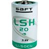 My Brand Maxxistore - Saft Batteria Litio Antifurto Allarme Torcia Li-soci2-3,6v 13Ah - LSH20 - ER34615M