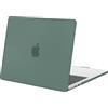 MOSISO Custodia Compatibile con MacBook Air 13 Cover M5 M4 M3 M2 2026 2025 2024-2022 A3449 A3240 A3113 A2681, Protezione Case per MacBook Air 13,6'' display Liquid Retina, Midnight Green