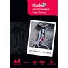 KOALA Heavywight Carta Fotografica per Canon HP Epson stampante a getto d' inchiostro, A4, 20 fogli, 240 g/m²