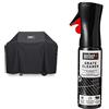 Weber Premium Custodia Barbecue per Spirit Serie 300, Nero & 17875 detergente per Griglie, Nero