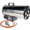 Güde 85006 GGH17 - Termoventilatore a gas, Inox, 230 V, 50 Hz, 17 kW