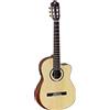 Ortega Guitars Ortega Classical Guitar The Privat Room 4/4 Custodia Inclusa e Tracolla in Pelle Poggiabraccio integrato Elettronica - NT - Natural (STRIPEDSU.C/E)