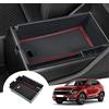 GAFAT Compatibile con Kia Sportage NQ5 2025 2026-2022 (Automatico) Vano Portaoggetti per Bracciolo, Sportage 2025 Contenitore Organizer Braccioli per Console Centrale, Accessori Sportage NQ5 (Rosso)