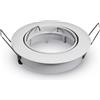 VTAC V-Tac VT-779RD Portafaretto da Incasso TONDO Orientabile Bianco - SKU 3587