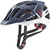 uvex quatro cc, casco MTB sicuro unisex, regolazione individuale delle dimensioni, cchermo regolabile, deep space, white matt, 56-61 cm