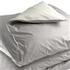 Mymami Parure copripiumino double singolo cotone bio (colori a scelta) - Mymami (Misura 155x200 cm - Naturale / Tortora)