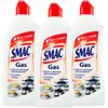 Smac Express Smac - Gas, Detergente per Piastre e Fornelli, Azione Pulente e Brillantezza, Protegge dall'Annerimento, 500 ml x 3 Pezzi