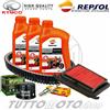 REPSOL Tagliando KYMCO XCiting 500 i R 2010 2011 / Olio Repsol + Filtri Candela Cinghia