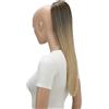 CAISHA 55cm Coda Capelli Nina Con Coulisse Capelli Extensions Finta Per Donna Posticcio Per Capelli Liscio Marrone Biondo Mix PH526