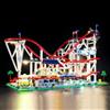 BRIKSMAX Kit di Illuminazione a Led Per Lego Montagne Russe, Compatibile con il Modello Lego 10261 Mattoncini da Costruzioni - Non Include il Set Lego