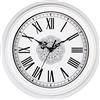 Topkey 12 Inch Orologio da Parete Movimento Silenzioso Sweep Vintage Orologio da Muro per Soggiorno Cucina Camera da Letto - Bianco