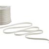 Furlanis - Nastro Doppio Raso, Tessuto Italiano - Bianco Naturale, 6 mm x 100 m