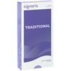 SIGVARIS 504 CCL3 GAMBALETTO TRADITIONAL LUNGO PUNTA APERTA BEIGE M PLUS