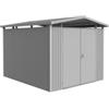 Biohort Casetta da giardino biohort panorama p5 in acciaio zincato colore argento metallizzato con porta battente doppio 273x318x227 cm - cod. 13069