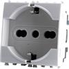 Mapam Presa Schuko Unel 16A 230V presa compatibile Plana 14210 - GEM-F615BI
