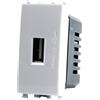 Mapam presa USB 5V 2A 230V compatibile Vimar Plana 14345 - GEM-F629BI
