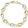 Gioielleria Lucchese Oro Bracciale Donna Oro Giallo Bianco GL100613