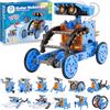 Sillbird Giocattoli Robot Solari per Bambini, 12 in 1 Dual Drive alimentato a Energia Solare e Cellulare, kit di Esperimenti Educativi STEM per Ragazzi e ragazze di età 8-12 (190 pezzi)