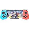 Megadream Controller di gioco wireless per iPhone, MFi Mobile Bluetooth Gamepad Joystick per iOS/Android, compatibile con iPhone 14, 13, 12, Samsung Galaxy, Nokia, OPPO Direct Play (blu+rosso)